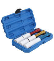 S-3PALU 3PCS 1/2' LONG IMPACT SOCKETS WITH PLASTIC COVER