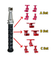 Black Automotive Body Dent Puller Spring Hammer