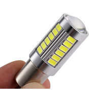 LED Лед Крушки, Canbus, 1156 (P21W), 12V, Бяла Светлина