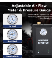 Automotive Smoke Machine Leak Detector 12V Built-in Air Pump
