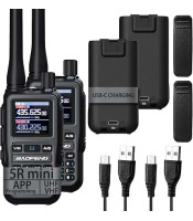 BAOFENG UV-5R Mini Walkie Talkie Multi Band Bluetooth програмиране Безжична честота