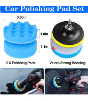 26 Pc Car Detailing Kit Wash, Polish, Brush Crevices, Remove Interior Dust