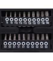 Set of screwdrivers and bits 100 el. KD10957