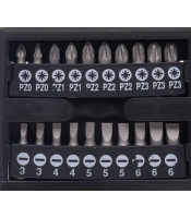 Set of screwdrivers and bits 100 el. KD10957