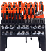 Set of screwdrivers and bits 122 el. KD10958