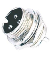 LZ-304-3p CB CONNECTOR ΓΙΑ ΣΑΣΙ MALE 3 PINS, M16/IP40CONNECTOR ΗΧΟΥ