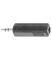 AU 1317 ΚΑΡΦΙ ΑΡΣΕΝΙΚΟ 3,5mm ADAPTOR ΣΕ ΚΑΡΦΙ ΘΗΛΥΚΟ 6,3mm STEREO (TRS)CONNECTOR ΗΧΟΥ