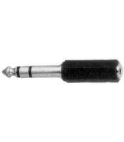 AU 1303 ΚΑΡΦΙ ΑΡΣΕΝΙΚΟ STEREO 6,3mm ADAPTOR ΣΕ ΚΑΡΦΙ ΘΗΛΥΚΟ 3,5mm (TRS)CONNECTOR ΗΧΟΥ