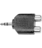 Преходник, Стерео жак 3.5mm мъжки към Два Стерео жака 3.5mm мъжки, Adaptor 3.5mm-M/2X 3.5mm-M