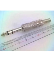 LZ 409N NICKEL ΑΡΣΕΝΙΚΟ ΚΑΡΦΙ STEREO 6,3mm (TRS) ΜΕΤΑΛΛΙΚΟCONNECTOR ΗΧΟΥ