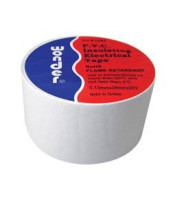 INSULATING PVC TAPE 0.13X38X20Y WHITE WONDER