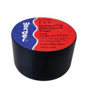 INSULATING PVC TAPE 0.13X38X20Y BLACK WND