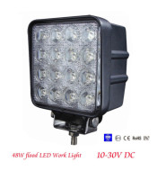 48W 12V 24V SPOT Lamp Led Work Light Boat Tractor Truck Offroad