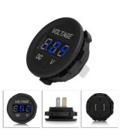 Voltmeter LED Voltage Display 12-24VDC Battery Box