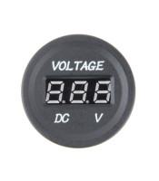 Voltmeter LED Voltage Display 12-24VDC Battery Box