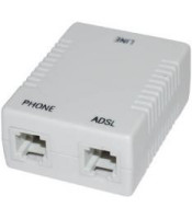 ADSLF001 SPLITTER ISDN SPLITTER ΤΗΛΕΦΩΝΟΥ ΚΑΙ MODEM ΓΙΑ ΓΡΑΜΜΕΣ ISDNCONNECTORS