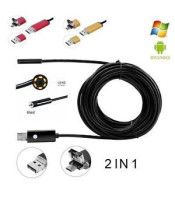 ANDROID CAMERA 5m ΕΝΔΟΣΚΟΠΙΚΗ ΚΑΜΕΡΑ ΚΙΝΗΤΟΥ USB micro ΜΕ 5m ΚΑΛΩΔΙΟ ME Φ7mm ΚΕΦΑΛΗΚΑΜΕΡΕΣ