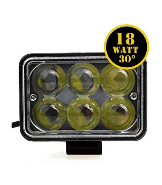 LED Driving Lights 18W ΑΔΙΑΒΡΟΧΟΣ LED ΠΡΟΒΟΛΕΑΣ 18W 12 - 24 VDCLED ΜΠΑΡΕΣ