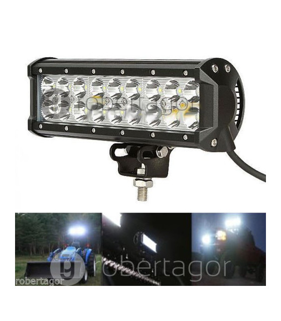 23 См Мощен LED бар с Комбинирана Combo светлина 54W 18 LED 12V 24V АТВ, Джип, 4х4, Offroad