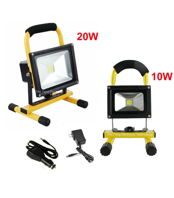 RECHARGEABLE FLOODLIGHT 20w ΑΔΙΑΒΡΟΧΟΣ ΦΟΡΗΤΟΣ ΕΠΑΝΑΦΟΡΤΙΖΟΜΕΝΟΣ ΠΡΟΒΟΛΕΑΣ ΜΕ LED 20WΠΡΟΒΟΛΕΙΣ
