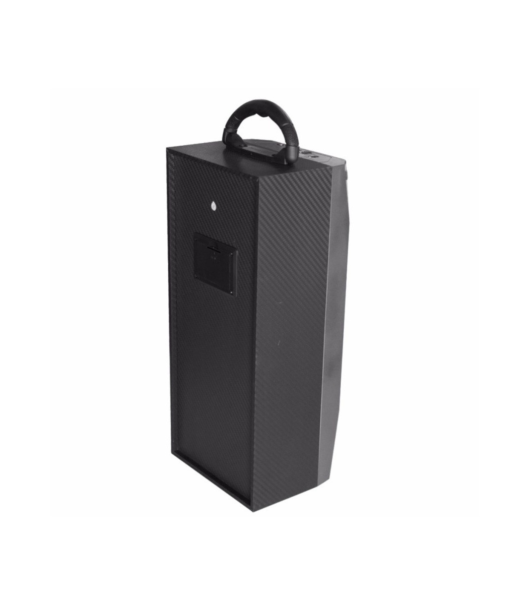 Портативная акустика JHW-V918 Bluetooth (USB, SD) цвет голубой ΜΕΓΕΘΟΣ XS